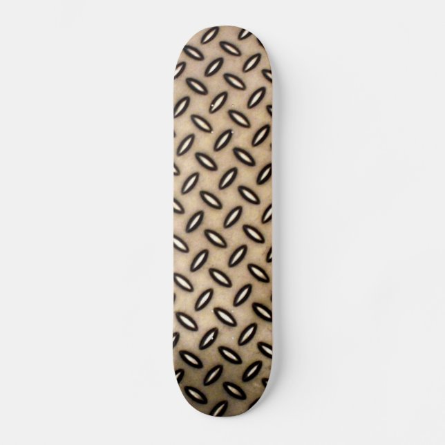 Bronze Metallic Patterned Skateboard (Front)