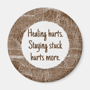 Bronze Modern Fabric Texture Custom Phrase Magnet