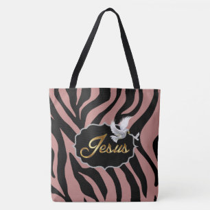 Bronze/ Orange Two Tone Fashion Tote Bag