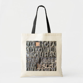 Bronze Plaque Jesus Sagrada Familia Photo - BAG