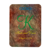 Bronze Red Texture Wedding