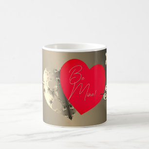 Bronze Rose Red Heart Valentine's Day Magic Mug