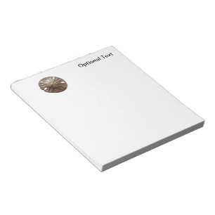 Bronze Sand Dollar Notepad