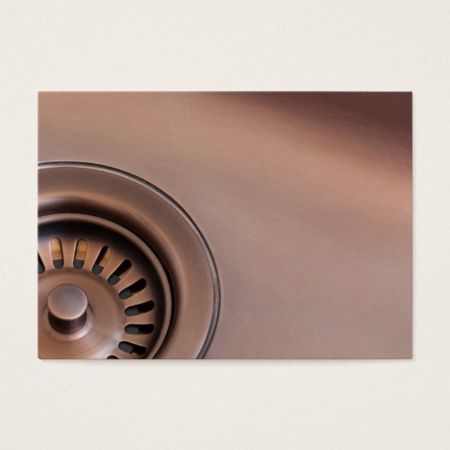 Bronze sink drain (Front)
