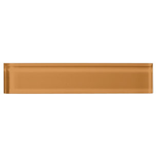 Bronze  (solid colour)  nameplate