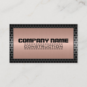 Bronze Stainless Elegant Modern Border #3 Business Card