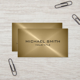 Bronze Stainless Steel Metal Business Card