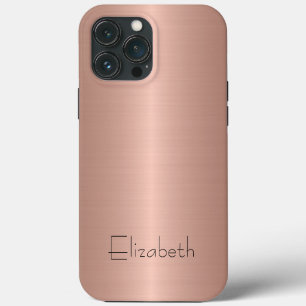 Bronze Stainless Steel Metal iPhone 13 Pro Max Case