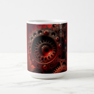 Bronze Steampunk Mandelbrot Fractal Coffee Mug