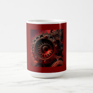 Bronze Steampunk Mandelbrot Fractal Coffee Mug