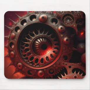 Bronze Steampunk Mandelbrot Fractal Mouse Pad