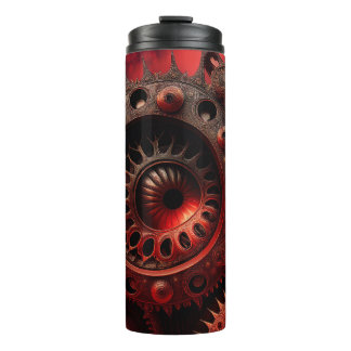 Bronze Steampunk Mandelbrot Fractal Thermal Tumbler