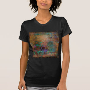 Bronze, Teal, Purple Abstract T-Shirt