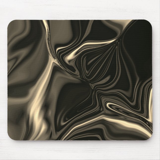 Bronze undulations on brownish beige background mouse pad (Front)