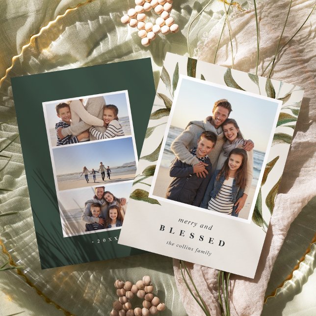 Bronzed Branches | Holiday Photo Card (Creator Uploaded)