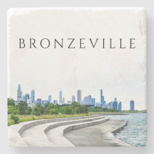 Bronzeville Chicago Stone Coaster
