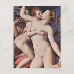 Bronzino - Allegory of Love Postcard