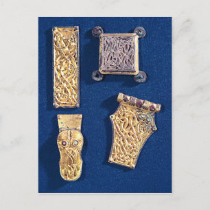 Brooch and buckles postcard