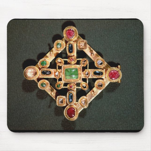Brooch in the form of a Greek cross Mouse Pad (Front)