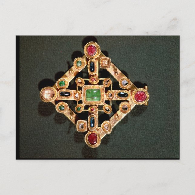 Brooch in the form of a Greek cross Postcard (Front)