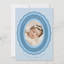 Brooch Keepsake Birth Announcement