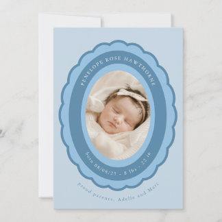 Brooch Keepsake Birth Announcement