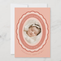 Brooch Keepsake Birth Announcement 