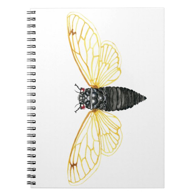 Brood X 17 Year Periodical Cicada Notebook (Front)