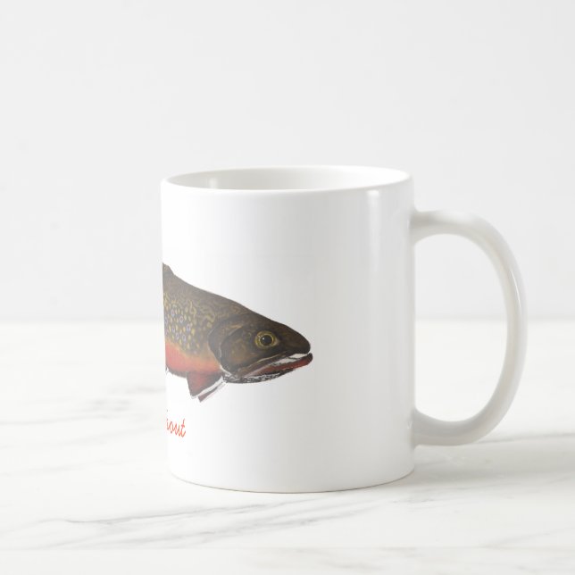 BROOK TROUT, Brook Trout Coffee Mug (Right)