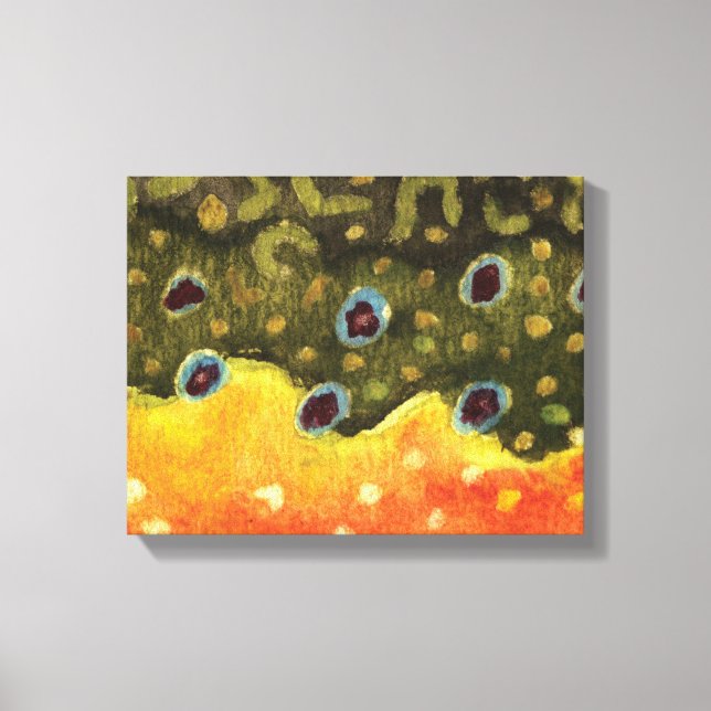 Brook Trout Canvas Print (Front)