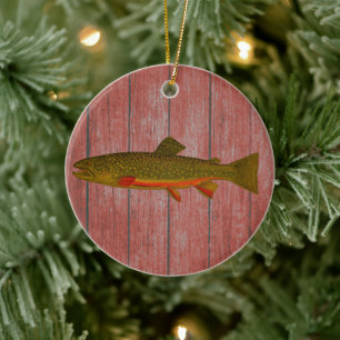 Brook Trout Christmas Ornament
