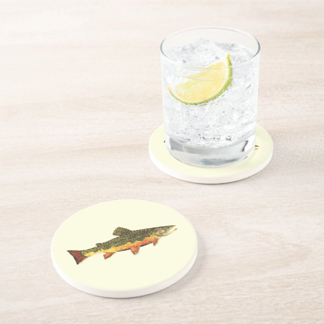 Brook Trout Coaster (Side)