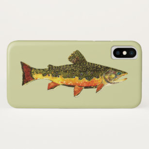 Brook Trout Fish Painting Case-Mate iPhone Case