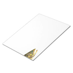 Brook Trout Fisherman Notepad