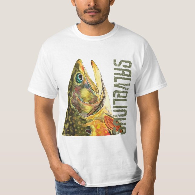 Brook Trout Fishing T-Shirt (Front)