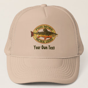 Brook Trout Fly Fisherman Trucker Hat