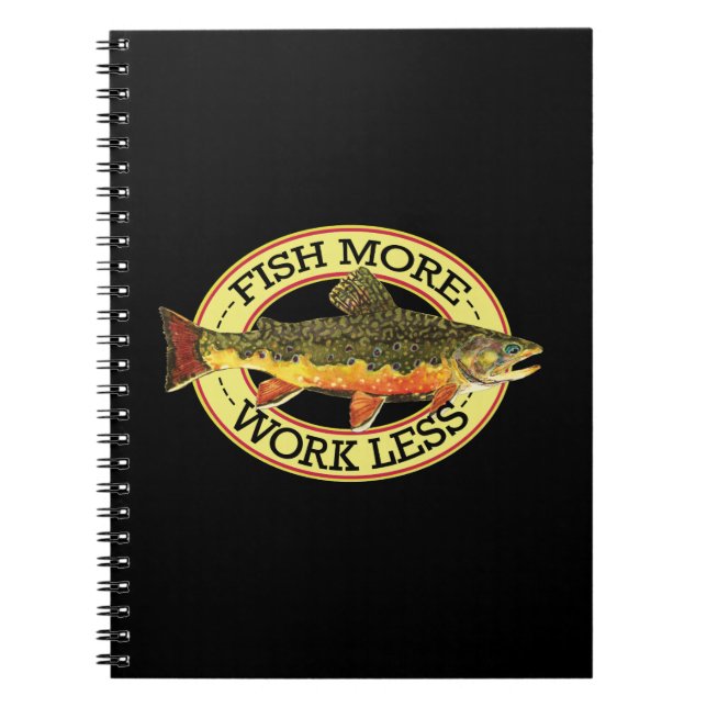 Brook Trout Fly Fisherman's Notebook (Front)