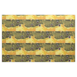 Brook Trout Fly Fishing Fabric
