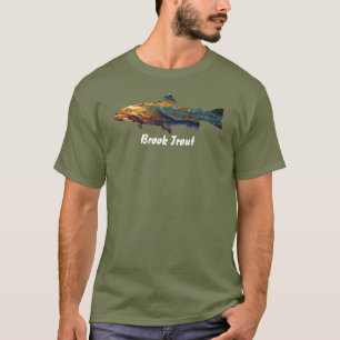 Brook Trout Fly Fishing Men's T-Shirt