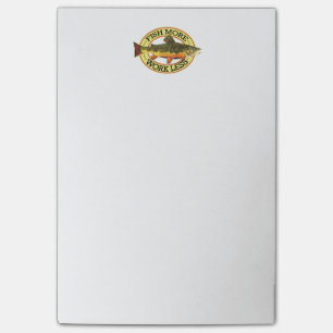 Brook Trout Fly Fishing Post-it Notes
