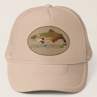 Brook Trout Illustrated "StinkyTrout.com" Cap