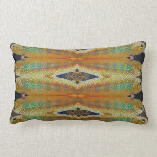 Brook  trout pattern print pillow