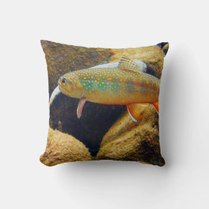 Brook trout pillow