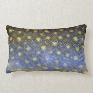 Brook Trout Scales Photography Lumbar Cushion