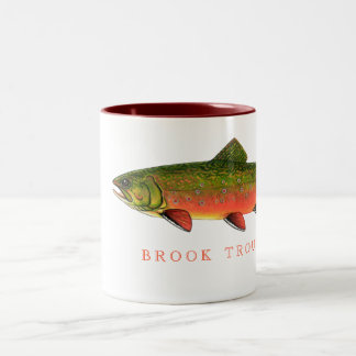 BROOK TROUT Two-Tone COFFEE MUG