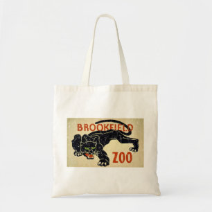Brookfield Zoo-Panther-distressed Tote Bag