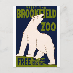 Brookfield Zoo Postcard