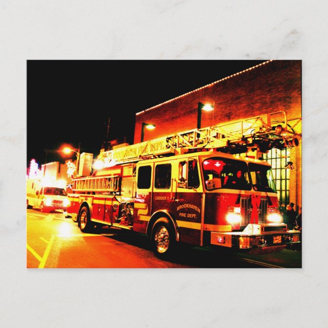 Brookhaven Fire Department Postcard (Front)