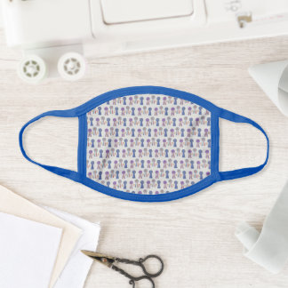 Brookhaven_Labradors 3 Rosette Print Face Mask