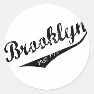 Brooklyn 1957 classic round sticker